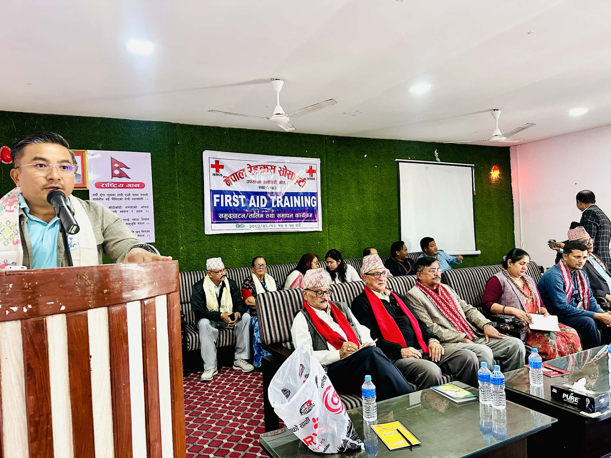 उर्लाबारी रेडक्रसद्वारा प्राथमिक उपचार तालिम सुरु